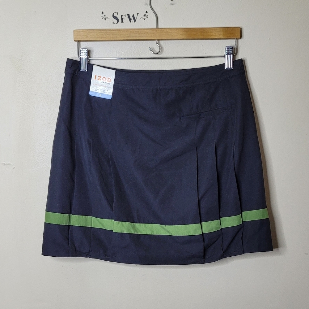Izod Pleated Golf Skirt Skort NWT Size 6 Cooling Microfiber - Picture 2 of 11